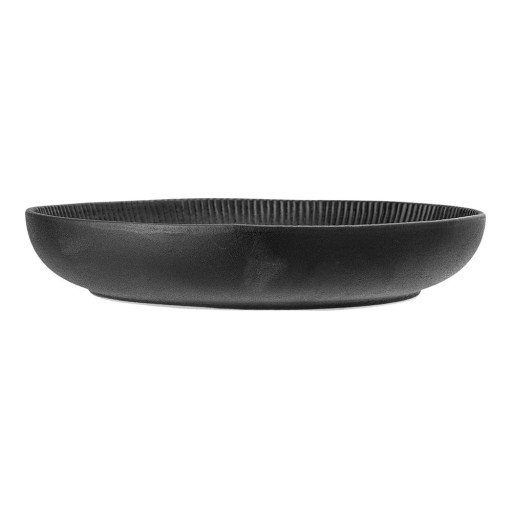 Bol din gresie ceramică Bloomingville Neri, ø 33 cm, negru