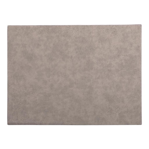 Suport farfurie din imitație de piele ZicZac Troja Rectangle, 33 x 45 cm, gri