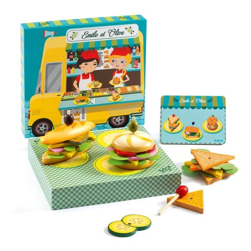 Joc creativ pentru gătit Djeco „Sandwich”