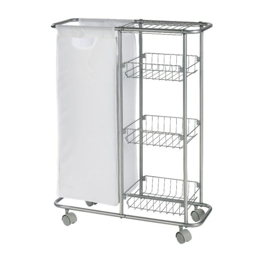 Raft universal cu coș Wenko Slim, 28 l