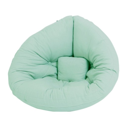 Fotoliu pentru copii verde de relaxare Mini Nido - Karup Design