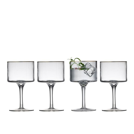 Set 4 pahare pentru gin & tonic Lyngby Glas Palermo, 320 ml