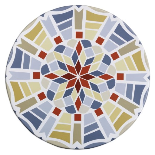 Față de masă lavabilă cu elastic ø 85 cm Mosaic – Maximex