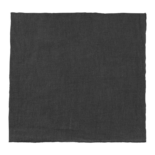 Șervețel din in Blomus, 42 x 42 cm, negru