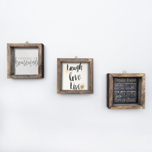 Semn 15x15 cm Mottos – Evila Originals