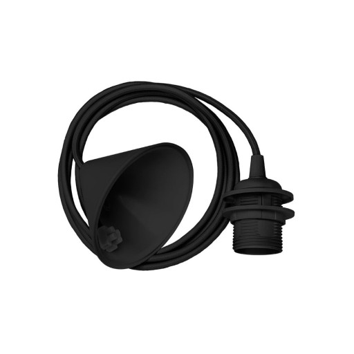 Cablu pentru lustră UMAGE Cord, lungime 210 cm, negru