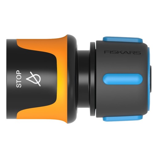 Conector de cuplare rapidă pentru sisteme de irigare Fiskars Comfort Stop