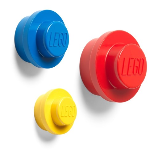Set 3 cuiere pentru perete LEGO® Colour