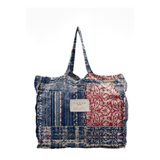 Geantă textilă Really Nice Things Batik, lățime 42 cm