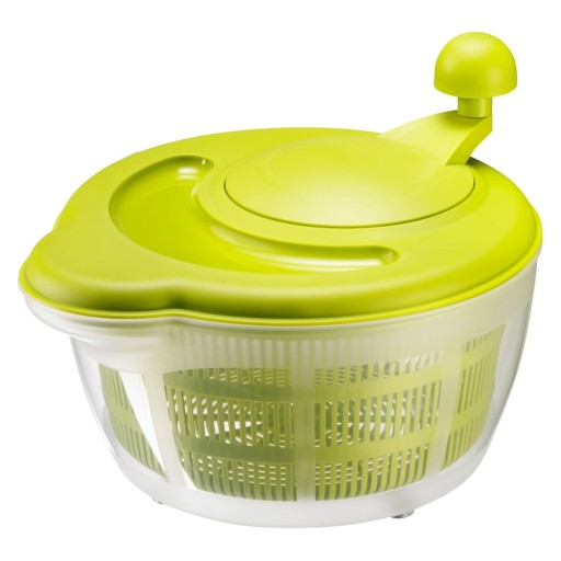 Strecurătoare cu centrifugă pentru salată Westmark Fortuna, 5 l, verde
