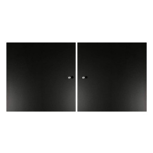 Ușă neagră pentru sistemul de rafturi modulare 2 buc 32x33 cm Mistral Kubus - Hammel Furniture