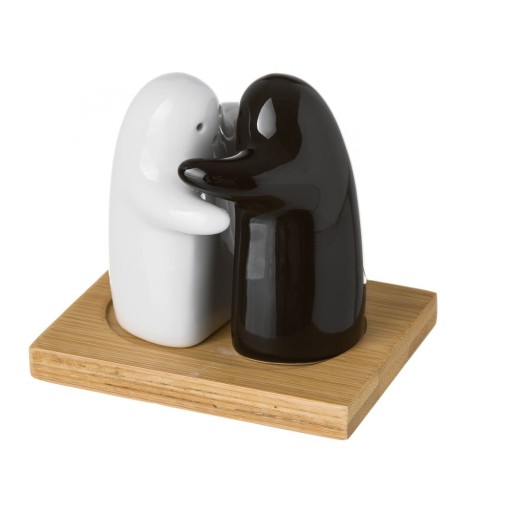 Set solniță și piperniță din ceramică Ghosts - Casa Selección