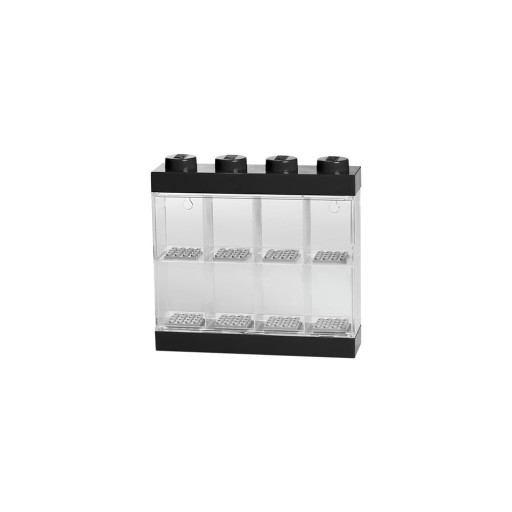 Cutie pentru 8 minifigurine LEGO®, alb - negru