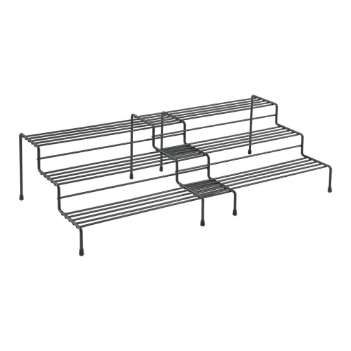 Raft reglabil negru pentru bucătărie Lava- Metaltex