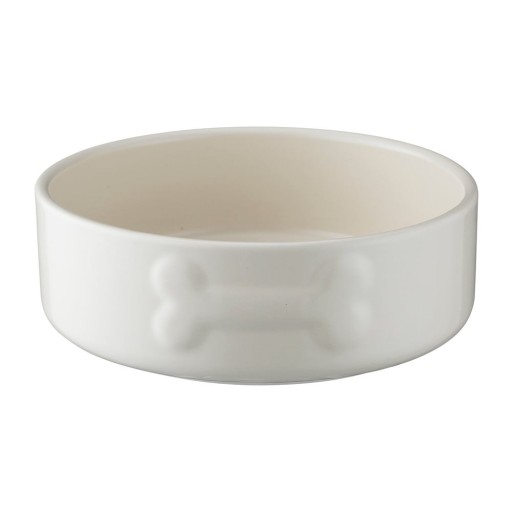 Bol pentru câine Mason Cash, ø 15 cm, alb crem