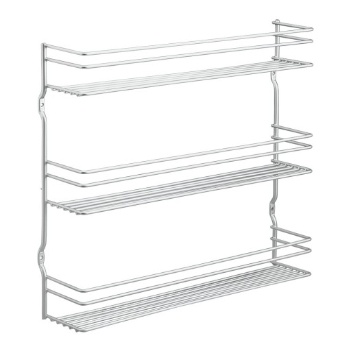 Organizator pentru mirodenii de montat pe perete din oțel – Metaltex