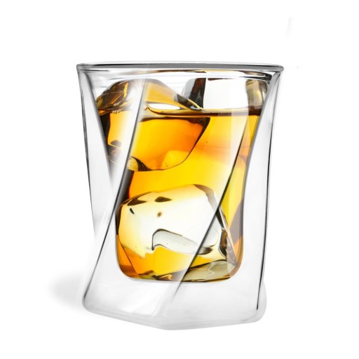Pahar cu perete dublu whiskey Vialli Design, 300 ml