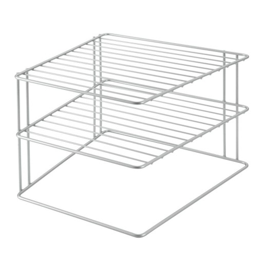 Raft suplimentar argintiu din oțel 25x25 cm Palio – Metaltex