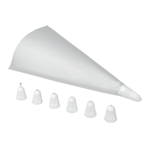 Set 3 saci pentru decorare și 7 extensii Metaltex Cake Decor
