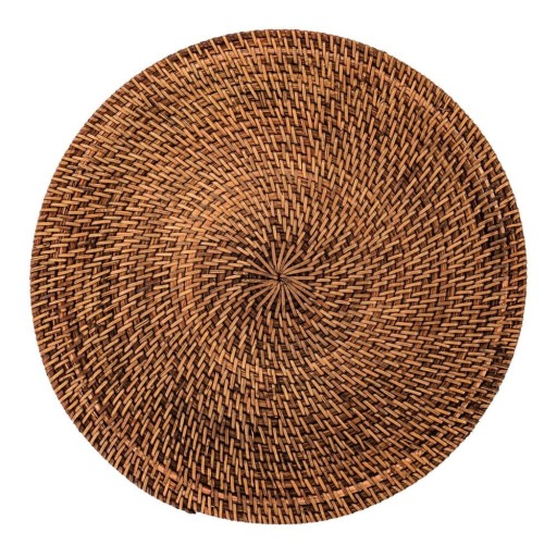 Suport din ratan pentru farfurie Tiseco Home Studio, ø 36 cm, maro