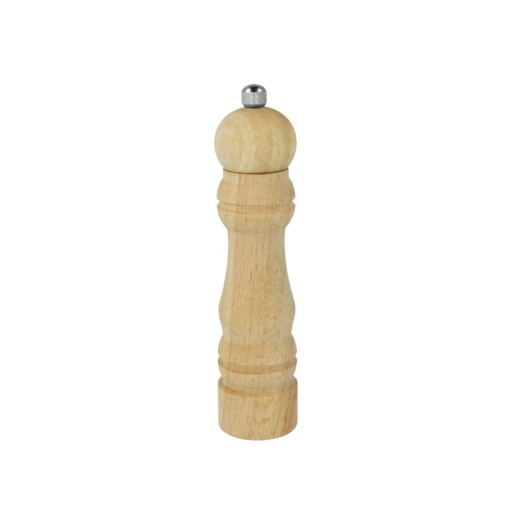 Râșniță din lemn de cauciuc pentru piper Metaltex, înălțime 17 cm