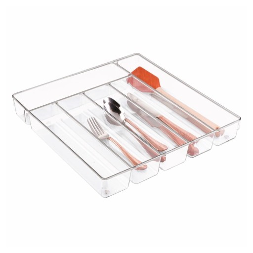 Organizator tacâmuri iDesign Linus, 34,5 x 35 cm