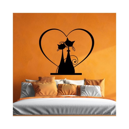 Autocolant Fanastick Cats in Love
