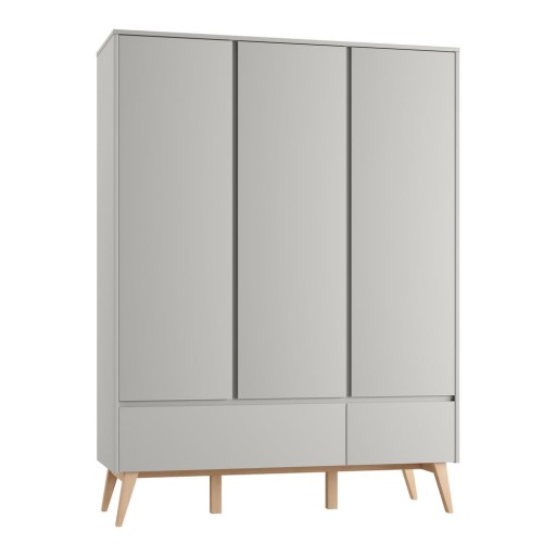 Șifonier pentru copii gri 149x52,5 cm Swing – Pinio