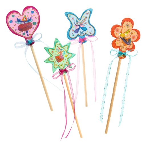 Set DIY 4 baghete magice Djeco Fairy