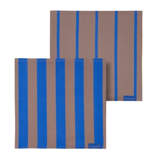 Șervețele 2 buc. din material textil Stripes – Mette Ditmer Denmark
