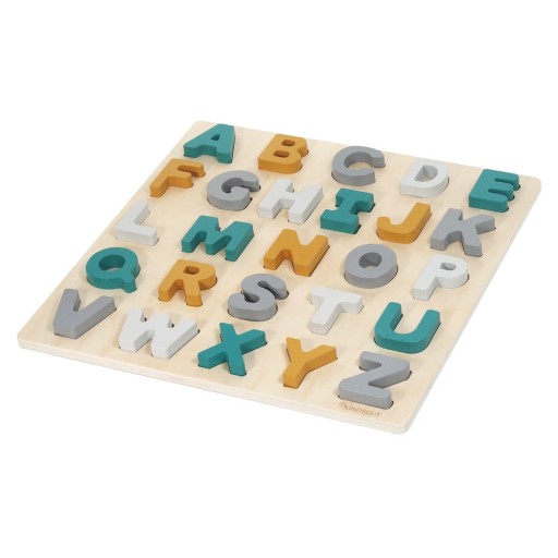 Puzzle (număr de piese 25) de inserat din lemn Caspar – Kindsgut
