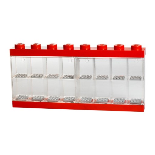 Cutie pentru 16 minifigurine LEGO®, roșu