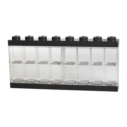 Cutie pentru 16 minifigurine LEGO®, negru