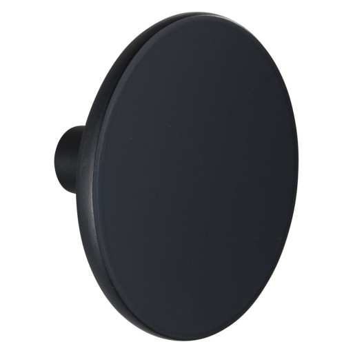 Cârlig de perete Wenko Melle, ⌀ 8 cm, negru mat