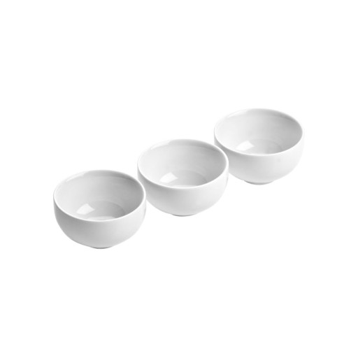 Boluri de servire din porțelan alb 3 buc. ø 8 cm Entree – Premier Housewares