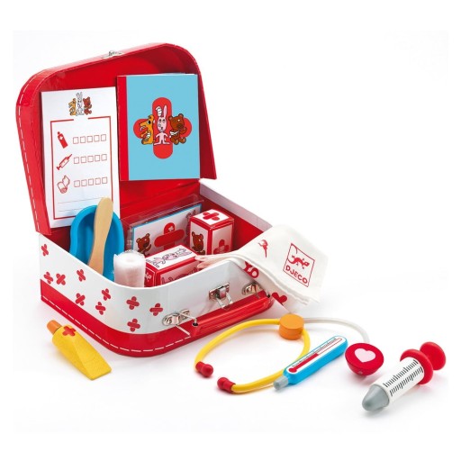 Servietă doctor cu accesorii pentru copii Djeco
