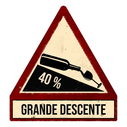 Semn din metal 25x33 cm Descente – Antic Line