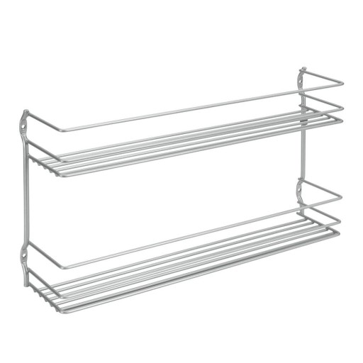 Organizator pentru mirodenii de montat pe perete din oțel Pepito – Metaltex
