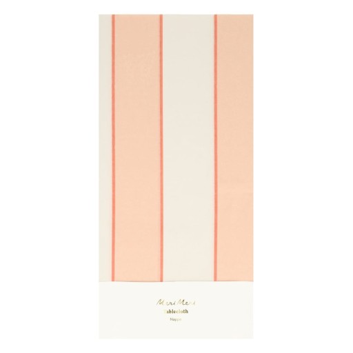 Față de masă 137x259 cm Peach Stripe – Meri Meri