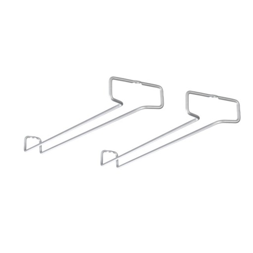 Set 2 suporturi de perete pentru pahare de vin Rail - Metaltex