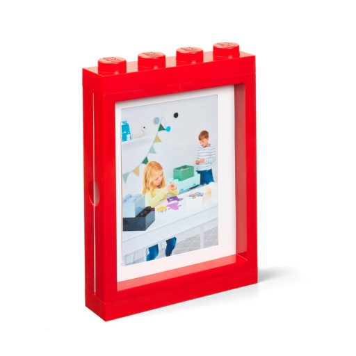 Ramă foto LEGO®, 19,3 x 26,8 cm, roșu