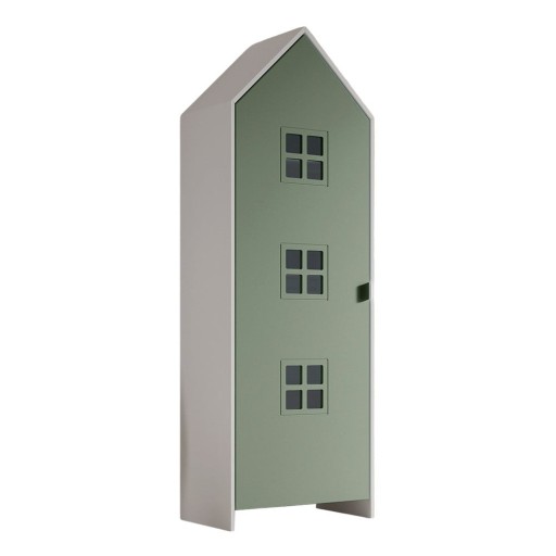 Șifonier de copii alb/verde 58x172x37 cm Casami Bruges – Vipack