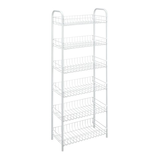Raft de depozitare din metal alb 41x104 cm Monaco - Metaltex