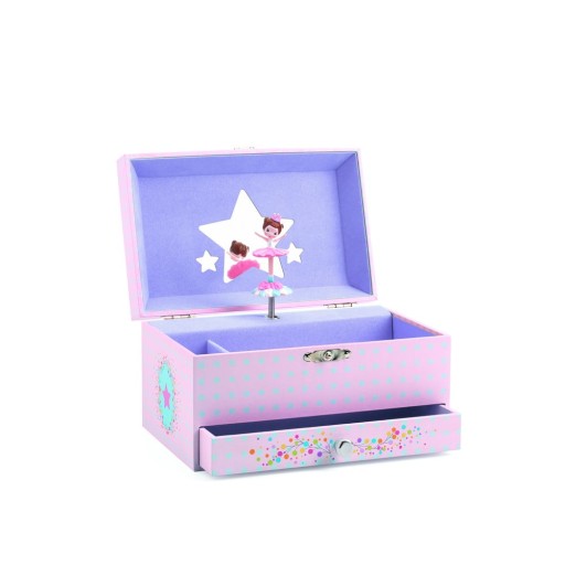 Cutie muzicală din lemn Djeco Balerina