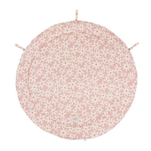 Saltea de joacă pentru copii roz Blash Daisies – Malomi Kids