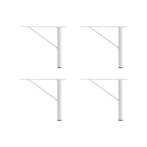 Picioare metalice albe de rezervă în set de 4 buc Mistral & Edge by Hammel - Hammel Furniture