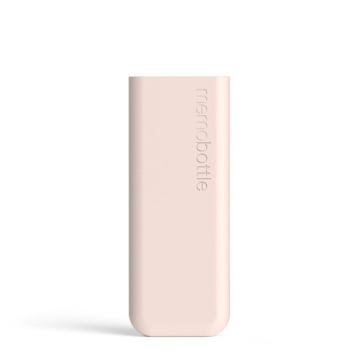 Husă din silicon pentru sticlă SLIM Memobottle Sleeve, roz