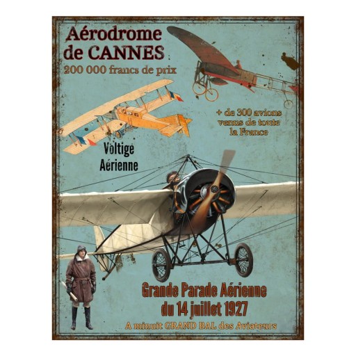 Semn din metal 28x36 cm Grande Parade – Antic Line