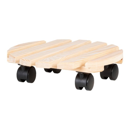 Bază mobilă pentru ghiveci din lemn ø 29 cm (înălțime 8 cm) Indoor & Outdoor – Esschert Design