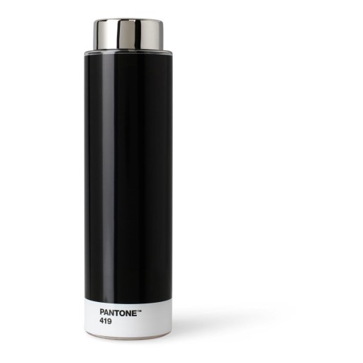 Sticlă neagră de călătorie din tritan 500 ml Black 419 – Pantone